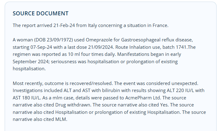 Outil IA — document source